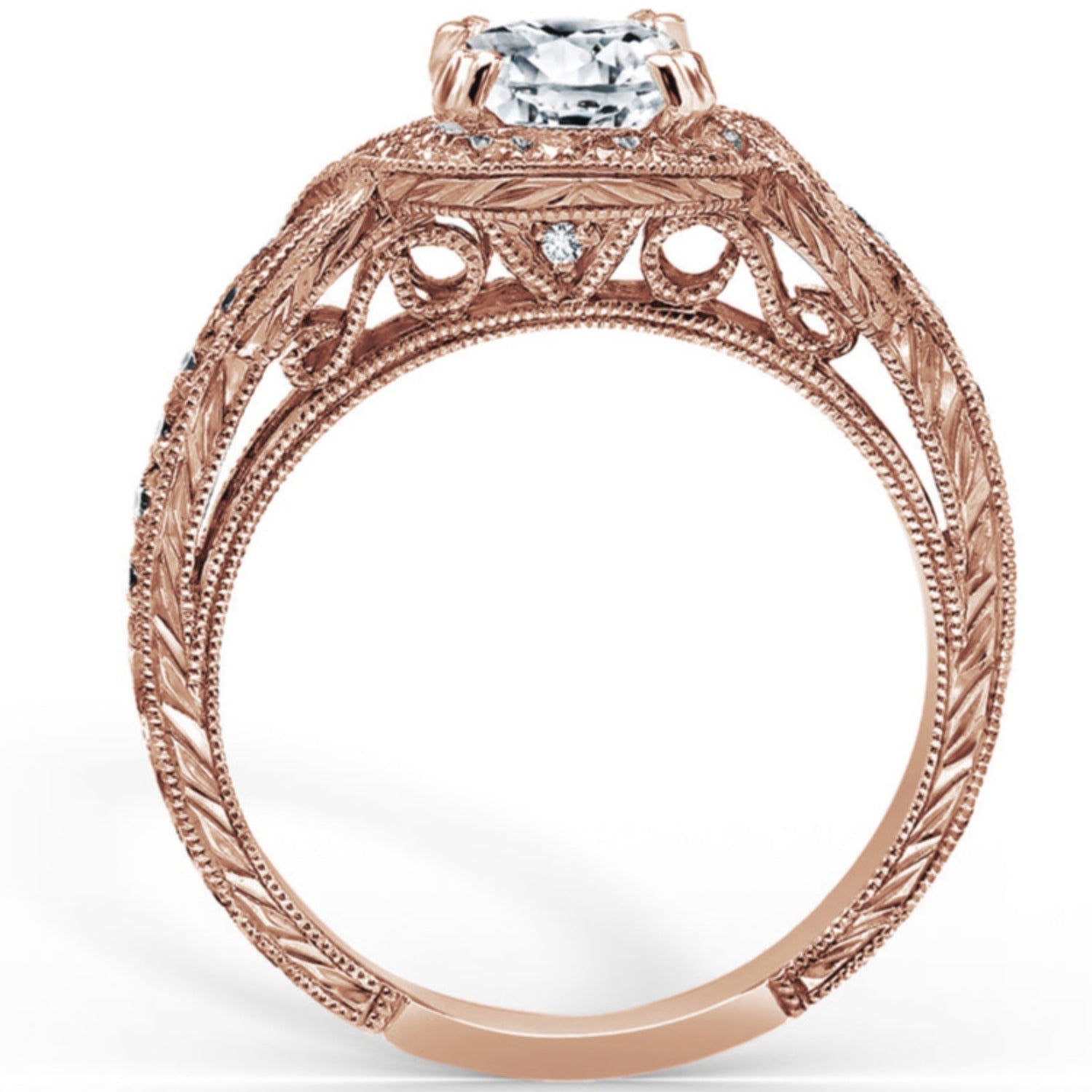 Kirk Kara "Pirouetta" Halo Diamond Engagement Ring
