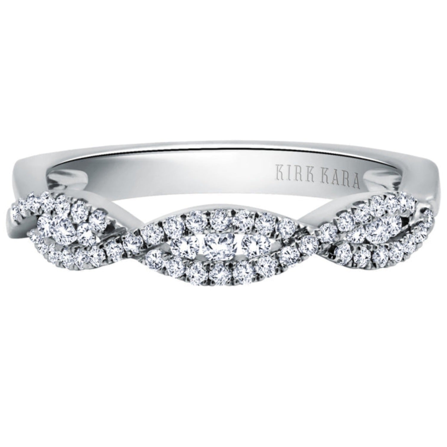 Kirk Kara "Pirouetta" Twist Diamond Wedding Band | K199-B – Ben Garelick Kirk Kara "Pirouetta" Twist Diamond Wedding Band | K199-B – Ben Garelick