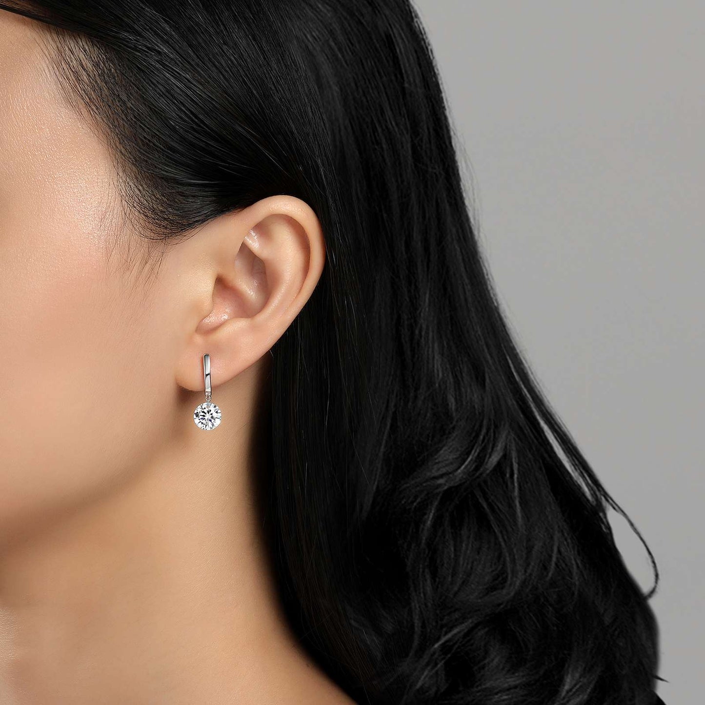 Lafonn 4 Carat Simulated Diamond Round Cut Dangle Earrings