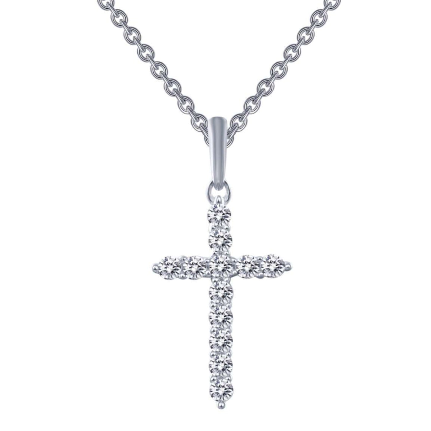 Lafonn Simulated Diamond Classic Cross Pendant