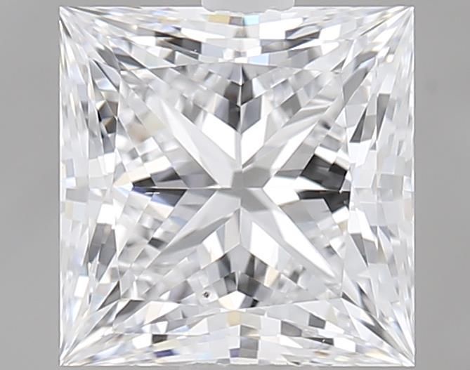LG532259038- 1.49 ct princess IGI certified Loose diamond, E color | VS2 clarity