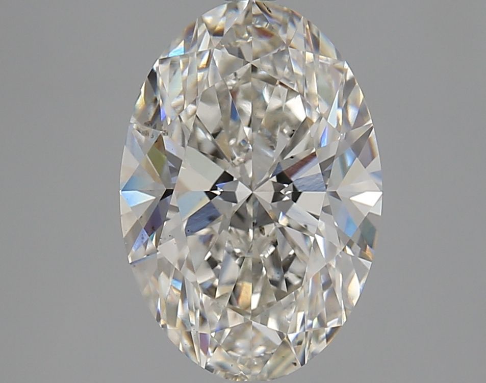 LG604314147- 3.48 ct oval IGI certified Loose diamond, H color | SI1 clarity
