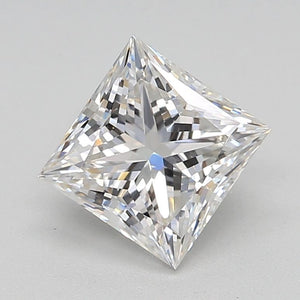 LG610328922- 1.50 ct princess IGI certified Loose diamond, G color | VS1 clarity