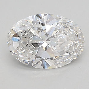 LG611394383- 0.91 ct oval IGI certified Loose diamond, F color | SI1 clarity