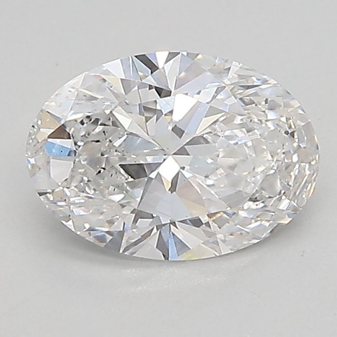 LG611394383- 0.91 ct oval IGI certified Loose diamond, F color | SI1 clarity