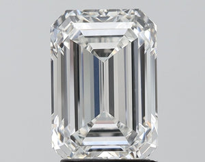 LG625447339- 3.40 ct emerald IGI certified Loose diamond, G color | VVS2 clarity