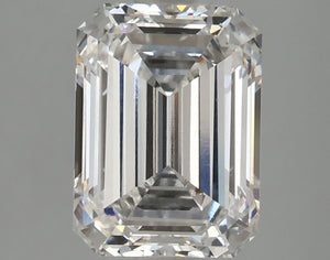 LG627443490- 2.60 ct emerald IGI certified Loose diamond, F color | VS1 clarity