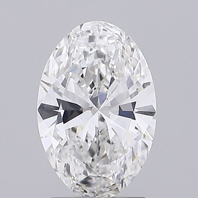 LG628488623- 1.50 ct oval IGI certified Loose diamond, F color | VS1 clarity