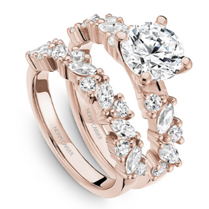 Noam Carver Marquise & Round Cut Diamond Engagement Ring