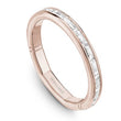Load image into Gallery viewer, Noam Carver Contemporary East-West Baguette Diamond Wedding Band with Euro Shank

