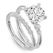 Load image into Gallery viewer, Noam Carver Hidden Halo Diamond Engagement Ring with Shared Prong Side Diamonds
