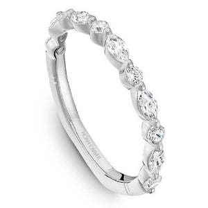 Noam Carver Marquise & Round Cut Diamond Wedding Ring