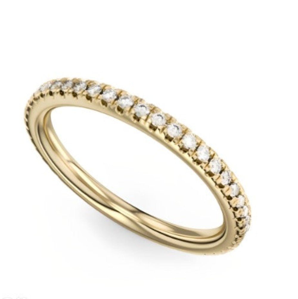 Noam Carver Prong Set Diamond Wedding Band