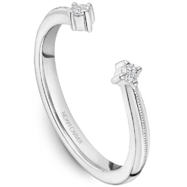 Noam Carver Split Diamond Wedding Band