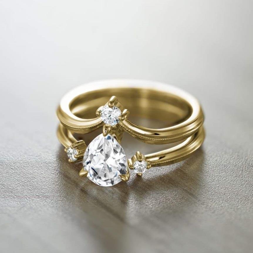 Noam Carver Split Diamond Wedding Band