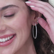Load and play video in Gallery viewer, Gabriel &amp; Co. Cushion Halo Round Diamond Stud Earrings

