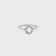 Load and play video in Gallery viewer, Kirk Kara &quot;Dahlia&quot; Rose Cut Soft Petal Halo Diamond Engagement Ring
