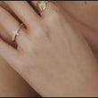 Load and play video in Gallery viewer, Gabriel &amp; Co. Oval Medallion Ring with Diamond Star Center
