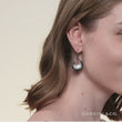 Load and play video in Gallery viewer, Gabriel &amp; Co. Sterling Silver and Black Spinel &quot;Byblos&quot; Dangle Earring
