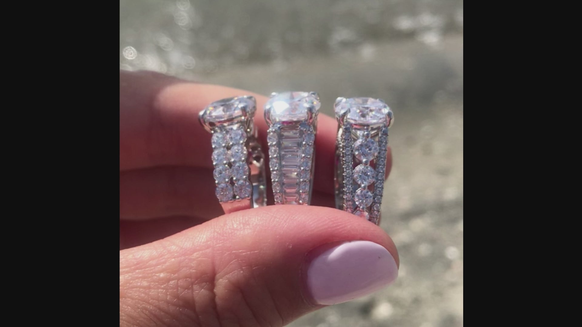 Video of Ben Garelick BGLG Hampton_Lab Grown Diamond Engagement Ring on Hand