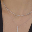 Load and play video in Gallery viewer, Gabriel &amp; Co. Diamond Pavé Vertical Bar Pendant
