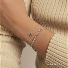 Load and play video in Gallery viewer, Gabriel &amp; Co. Buttercup Set Diamond Tennis Bracelet
