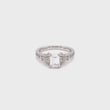 Load and play video in Gallery viewer, Kirk Kara &quot;Lori&quot; Emerald Cut Diamond Engagement Ring

