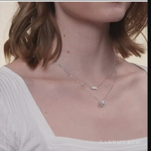 Load and play video in Gallery viewer, Gabriel &amp; Co. Diamond &quot;Clover&quot; Pendant
