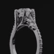 Load and play video in Gallery viewer, Barkev&#39;s Marquise &amp; Round Cut Prong Set Diamond Engagement Ring
