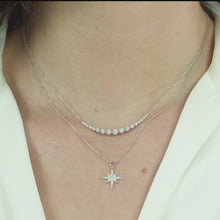 Load and play video in Gallery viewer, Gabriel &amp; Co. Pave Diamond &quot;Star&quot; Pendant
