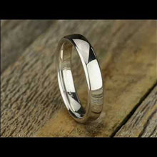 Load and play video in Gallery viewer, Benchmark Classic 4.5MM European Comfort Fit &quot;Flat Style&quot; Wedding Band
