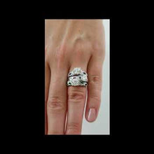 Load and play video in Gallery viewer, Kirk Kara &quot;Pirouetta&quot; Large Princess Cut Halo Diamond Engagement Ring
