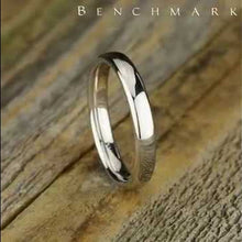 Load and play video in Gallery viewer, Benchmark 3.5MM Flat Style Traditional European Comfort Fit Wedding Band
