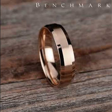 Load and play video in Gallery viewer, Benchmark Satin Finish Center Wedding Band
