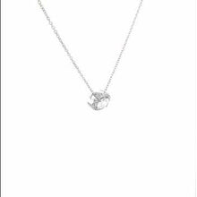 Load and play video in Gallery viewer, Lafonn Simulated Oval Cut Diamond Halo Pendant
