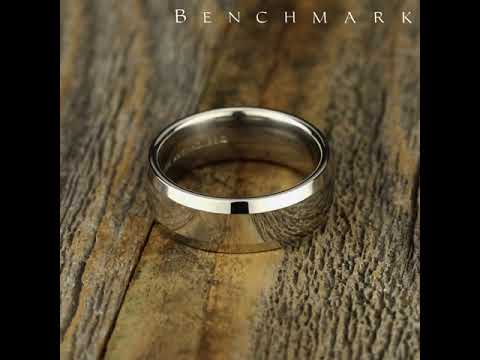 Benchmark The Highland 8MM High Polish Comfort Fit Wedding Band
