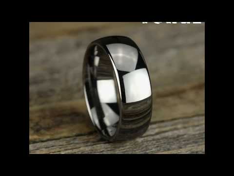 Benchmark Classic 8mm Tungsten Fit High Polish Wedding Band