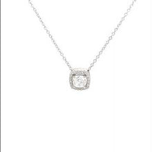 Load and play video in Gallery viewer, Lafonn Simulated Cushion Cut Diamond Halo Pendant
