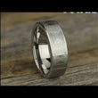 Load and play video in Gallery viewer, Benchmark &quot;The Joust&quot; 7.5MM White Cobalt Wedding Band
