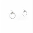 Load and play video in Gallery viewer, Lafonn Simulated Diamond Open Circle Drop Earrings
