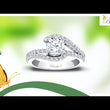 Load and play video in Gallery viewer, Barkev&#39;s Swirl Whisper Halo Prong Set Diamond Engagement Ring
