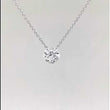 Load and play video in Gallery viewer, Lafonn 1.50 Carat Frameless Floating Simulated Round Cut Diamond Necklace

