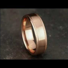 Load and play video in Gallery viewer, Benchmark &quot;The Assassin&quot; 6.5MM  Wedding Band
