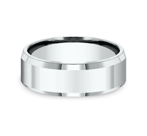 Benchmark The Highland 8MM High Polish Comfort Fit Wedding Band
