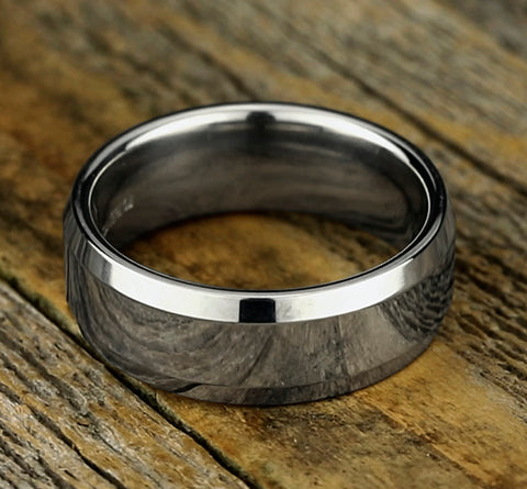 Benchmark The Highland 8MM High Polish Comfort Fit Wedding Band