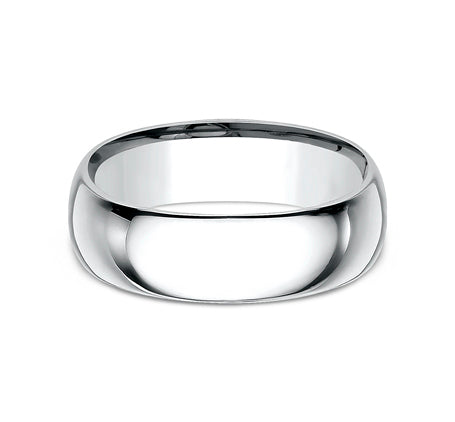 Benchmark Classic 8mm Comfort Fit High Polish Wedding Band