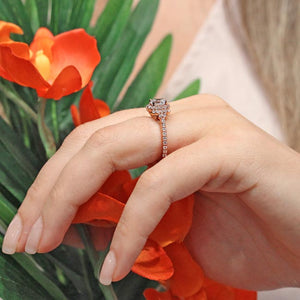 Barkev's Elegance Halo Diamond Engagement Ring