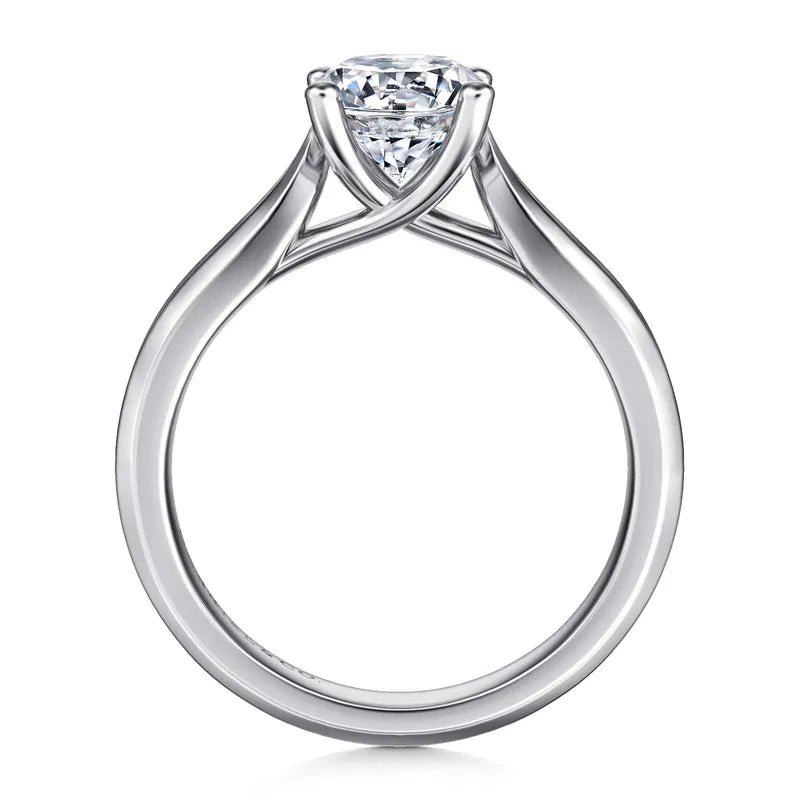 Gabriel & Co. White Gold Jamie Round Solitaire 1.25-carat round-cut diamond Engagement Ring