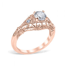 Load image into Gallery viewer, Whitehouse Brothers &quot;Edwardian Blossom&quot; Vintage Style Diamond Engagement Ring
