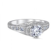 Load image into Gallery viewer, Whitehouse Brothers &quot;Fiorella&quot; Diamond Engagement Ring
